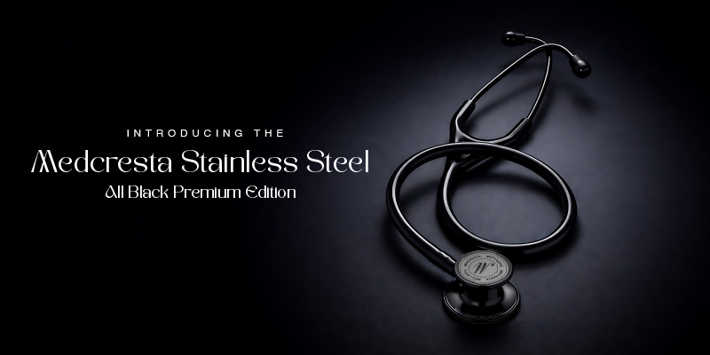 All Black Premium Stethoscope