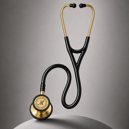 MedCresta Gold Reserve Stethoscope | Premium Dual-Head, Gold Finish