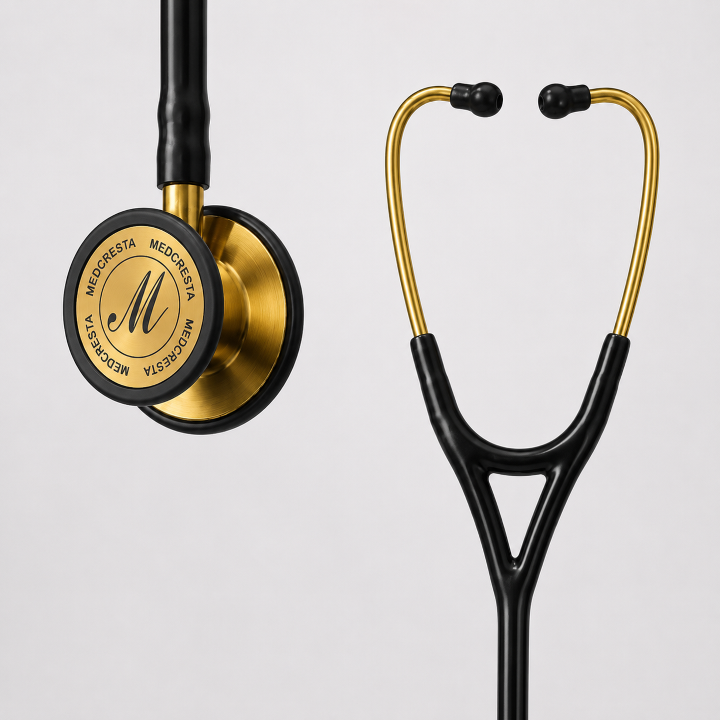 MedCresta Gold Reserve Stethoscope | Premium Dual-Head, Gold Finish