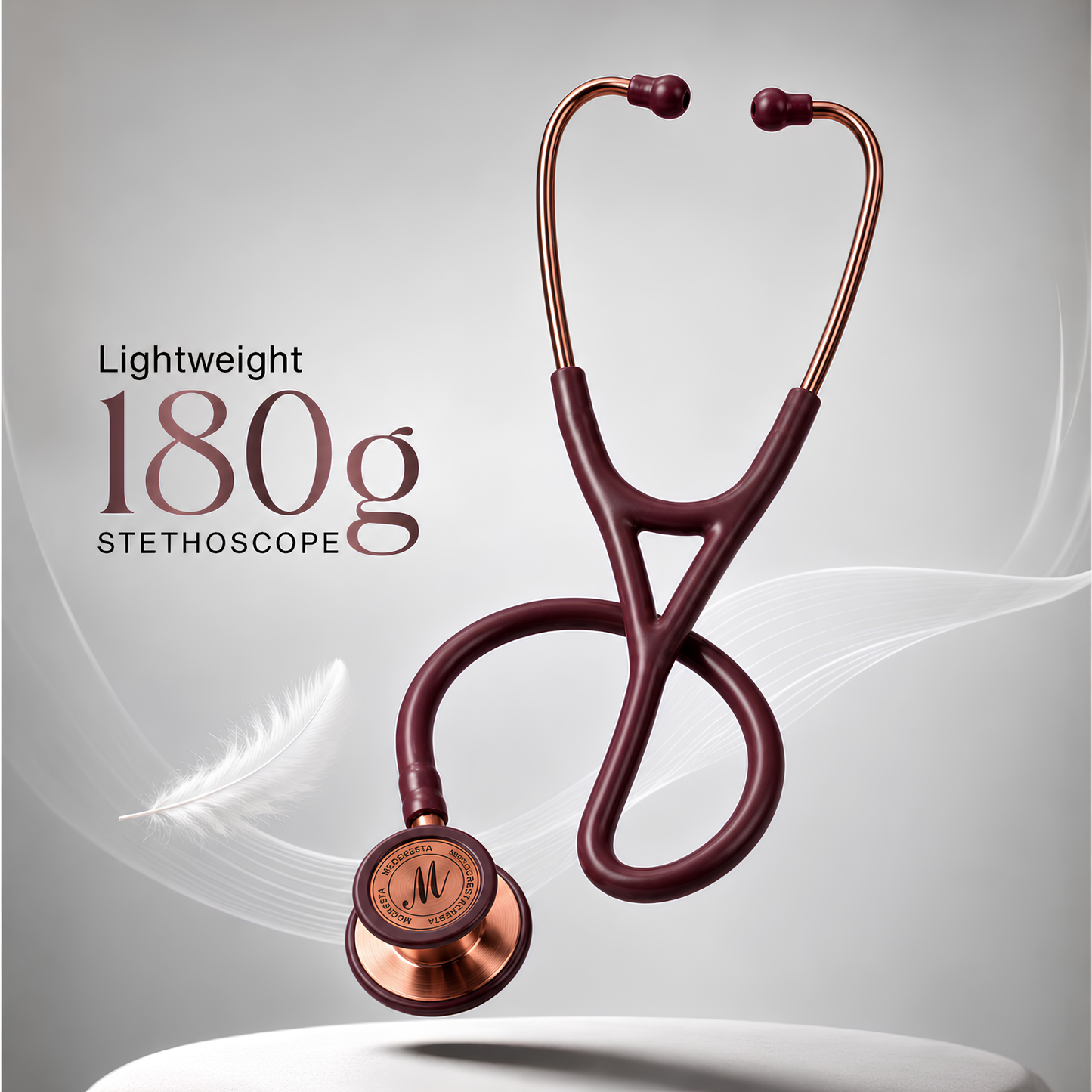 MedCresta X Lightweight Stethoscope + Free Thermometer