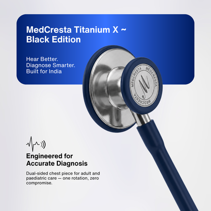 MedCresta X Ultra Lightweight Stethoscope + Free Thermometer