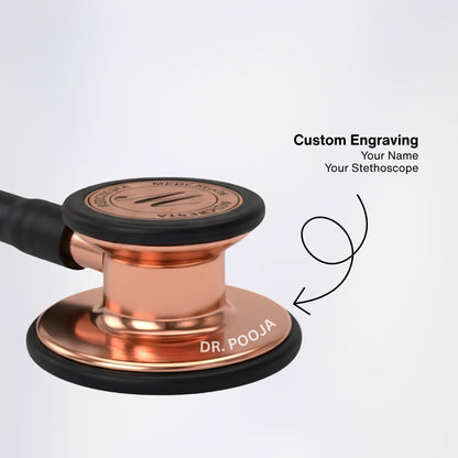 MedCresta Titanium X Stethoscope - Black