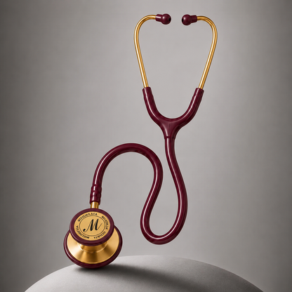 MedCresta Gold Reserve Stethoscope | Premium Dual-Head, Gold Finish