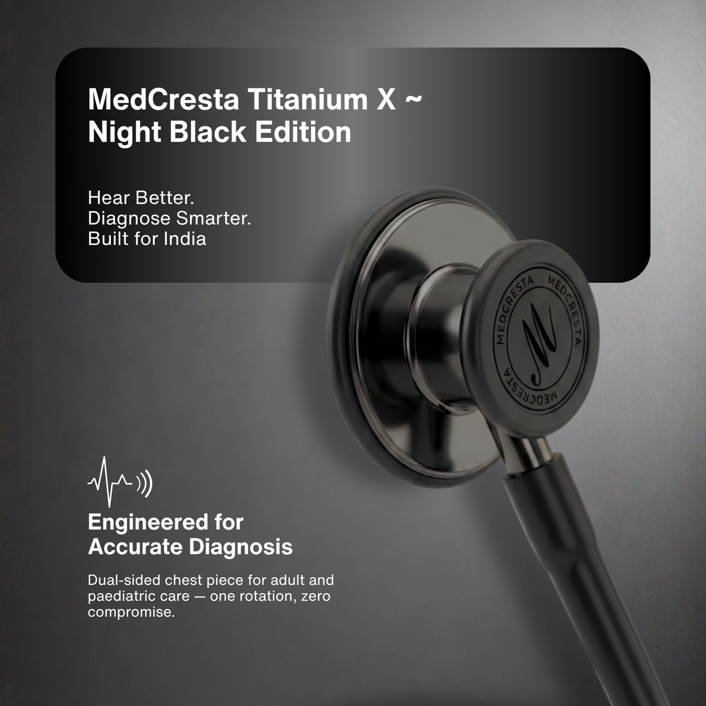 MedCresta Titanium X ~ Night Black Edition