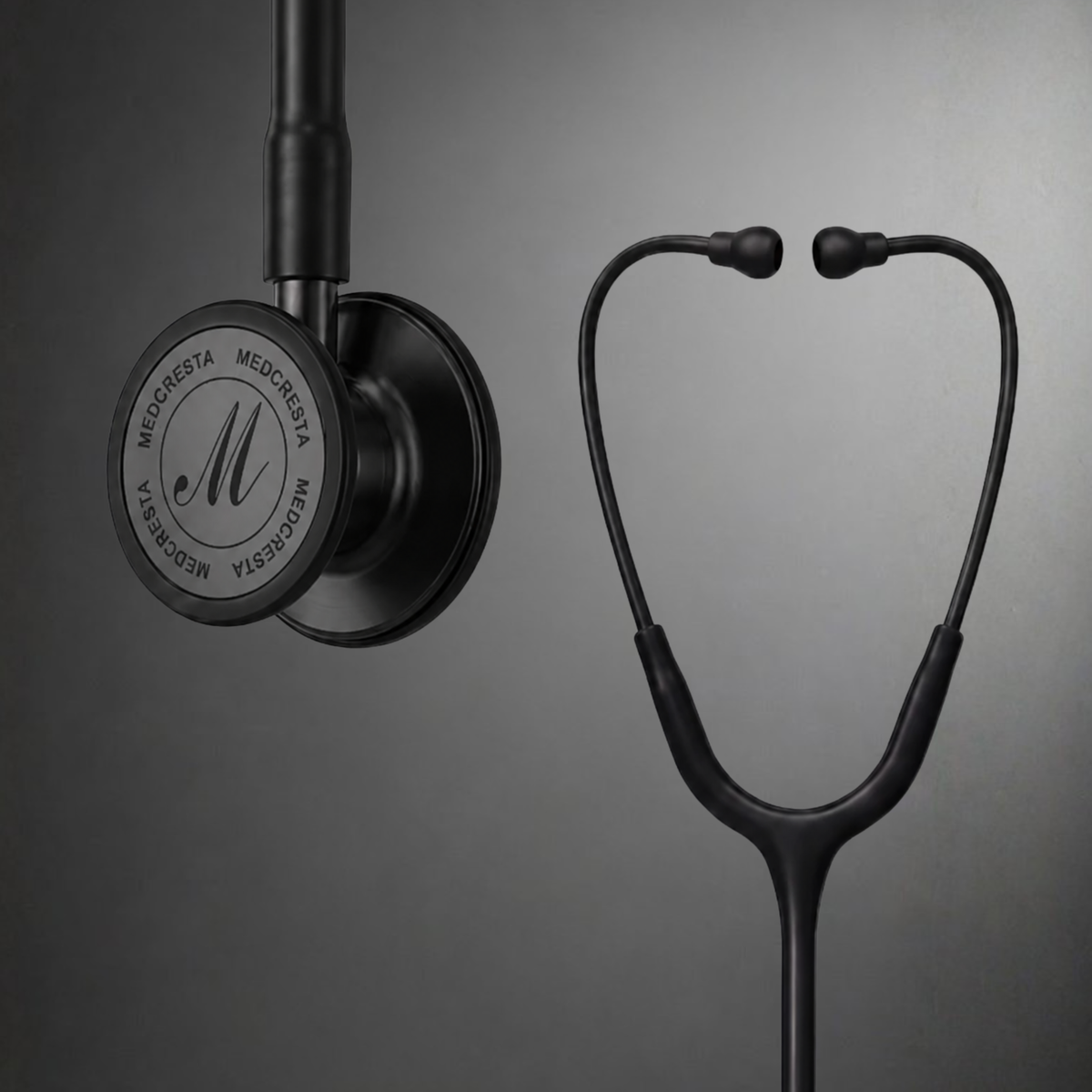 MedCresta Titanium X Stethoscope ~ Night Black Edition