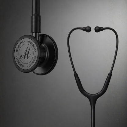 MedCresta Titanium X Stethoscope ~ Night Black Edition