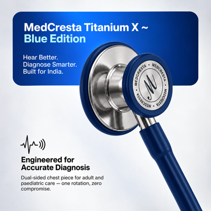 MedCresta X Ultra Lightweight Stethoscope + Free Thermometer