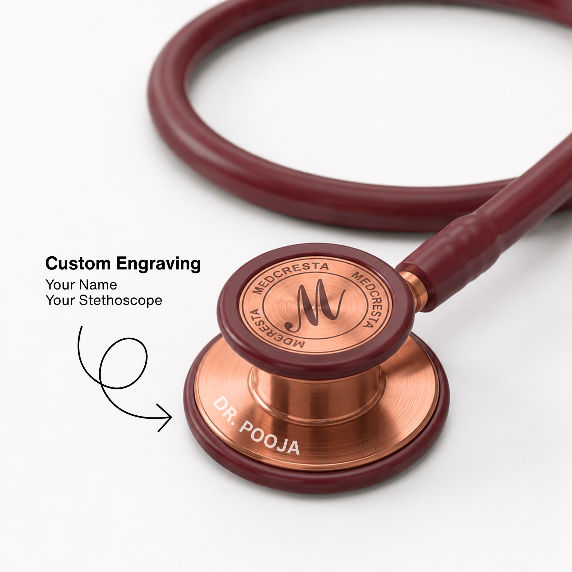 MedCresta Titanium X Stethoscope - Brown