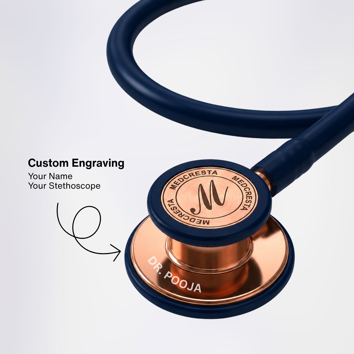 MedCresta Titanium X Stethoscope - Blue