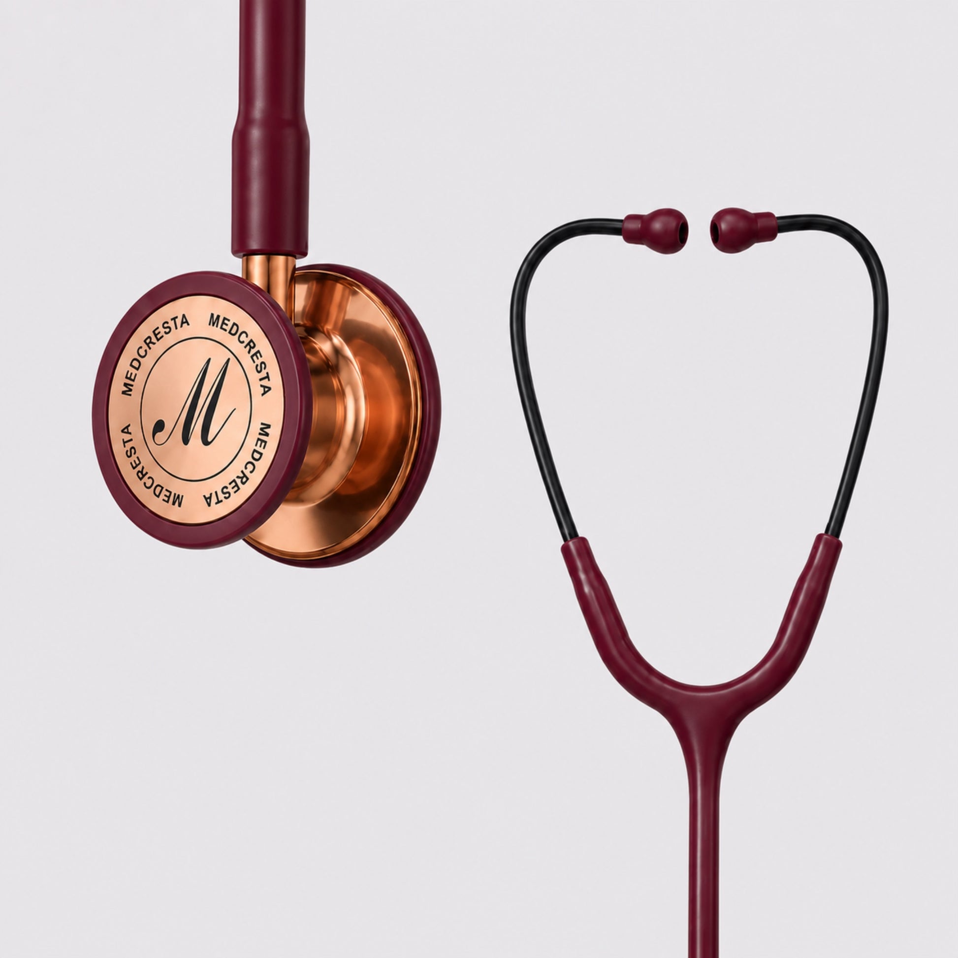 MedCresta Titanium X Stethoscope - Brown